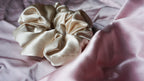 Champagne Silk Scrunchie